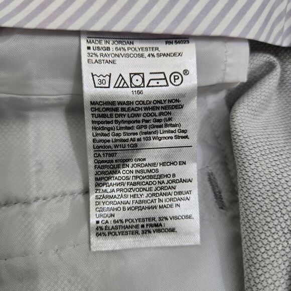 Banana Republic Women 0 Gray Ryan Mid Rise Ankle Trousers - Picture 7 of 12